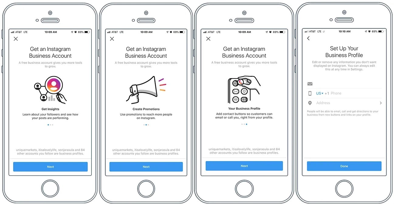 تکنیک ۱: تبدیل پیج به اکانت بیزینسی برای دسترسی به امکانات فروش